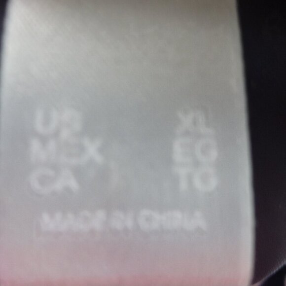 Liz Claiborne women's jacket size XL, black with white print, 3/4 sleeves, lined - Picture 5 of 16